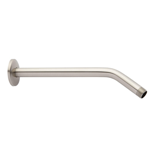 Signature Hardware SH441091BN 8" Standard Shower Arm and Flange - Brushed Nickel