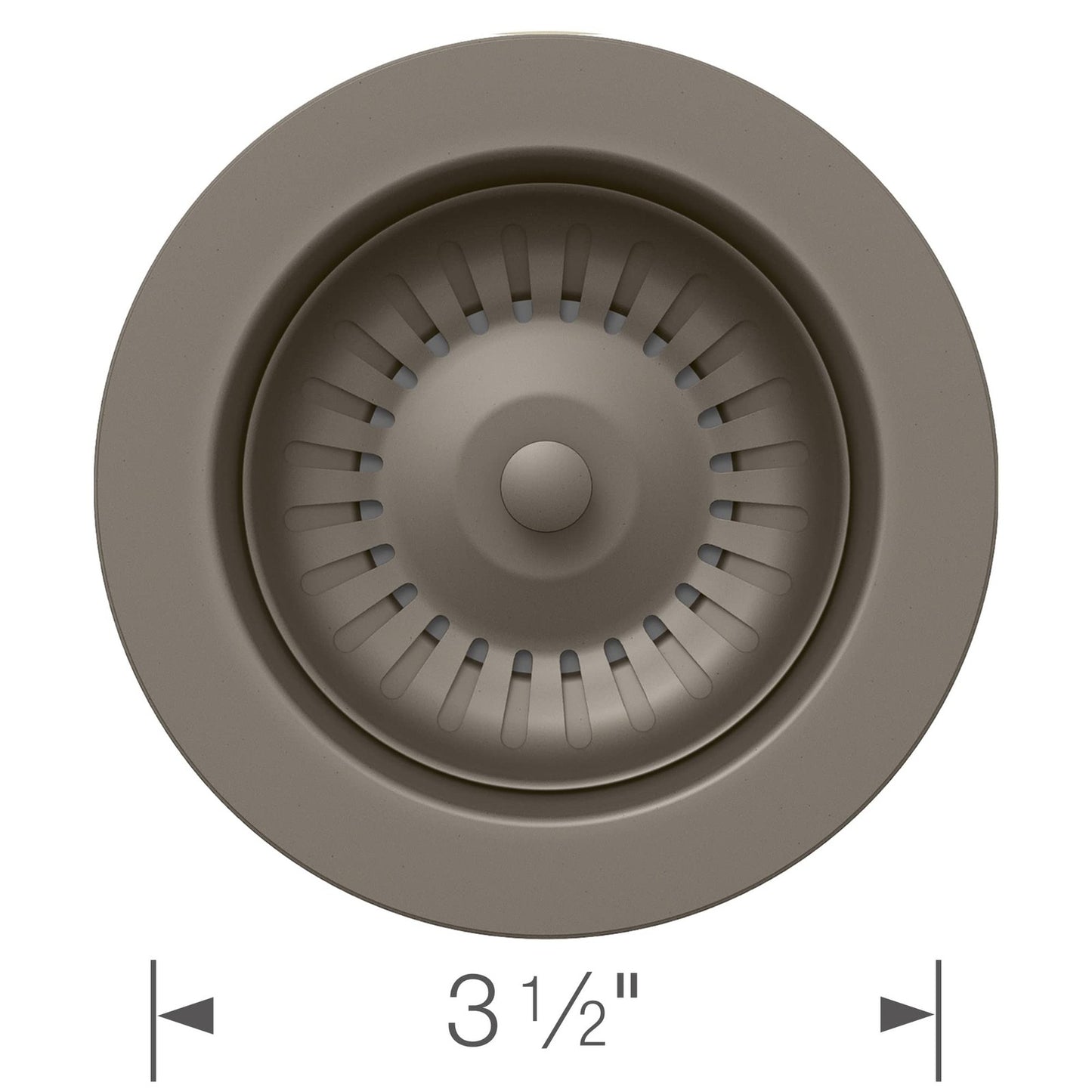 BLANCO 203451 Disposal Flange, 3.5", Volcano Gray