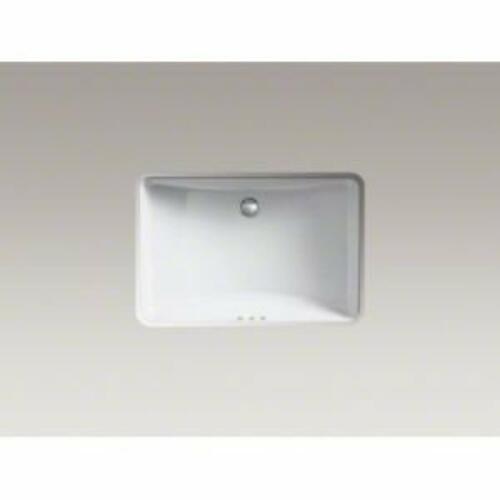 Kohler K-2215-7 1-Bowl Undermount Bathroom Sink w/Overflow Black Black