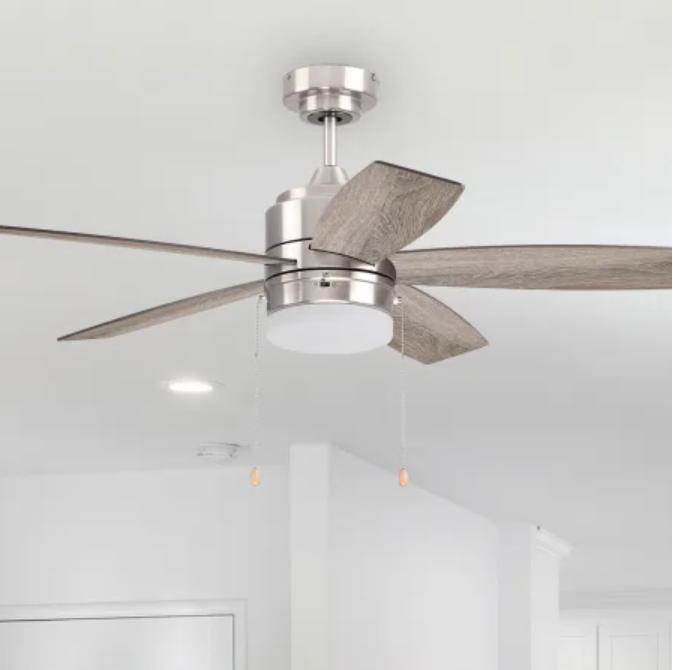 Miseno MCF31307 44" 5 Blade LED Indoor Ceiling Fan - Nickel