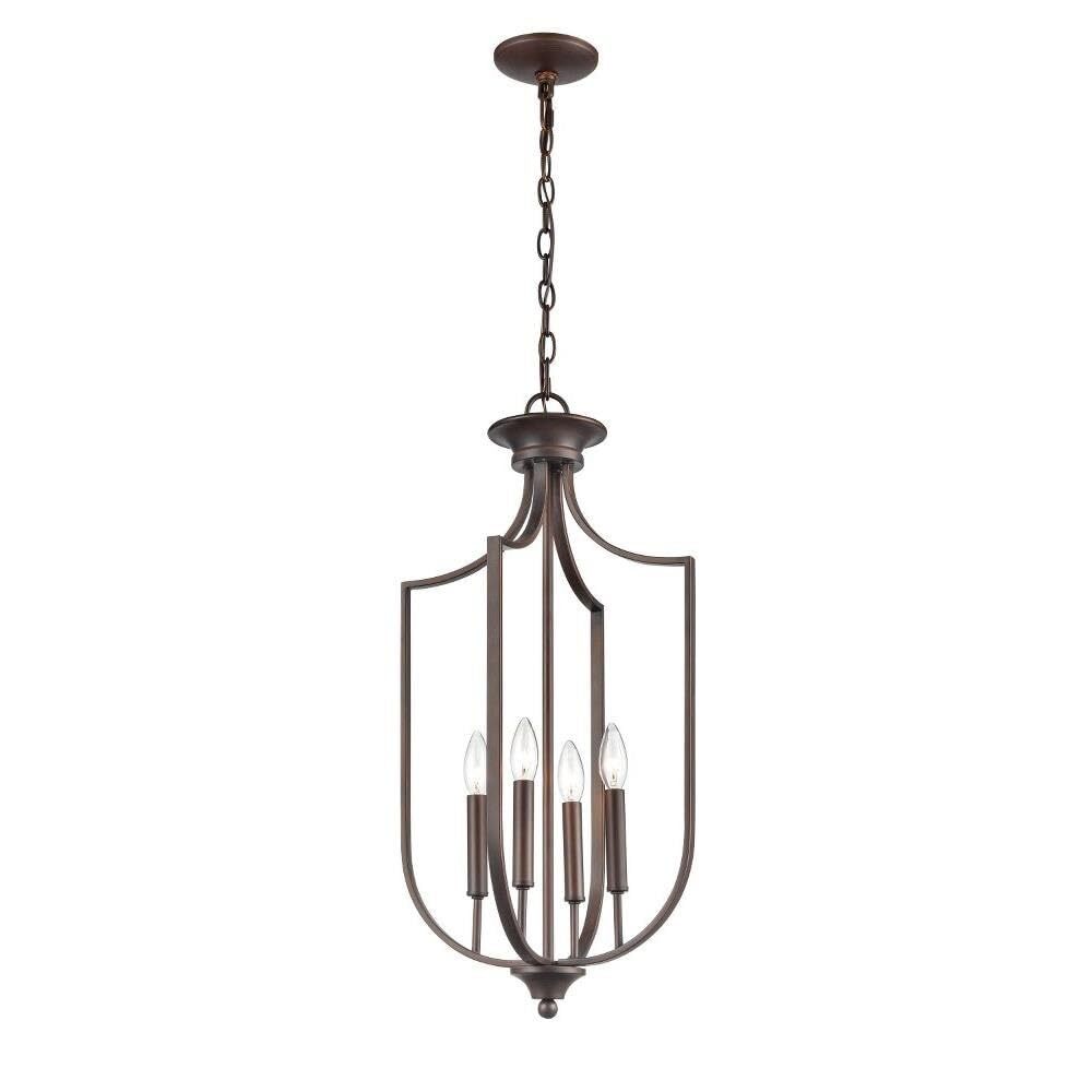 Millennium Lighting 9836-RBZ 4 Light Pendant Rubbed Bronze