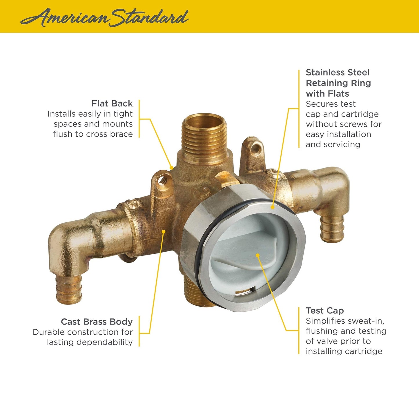 American Standard RU107E Flash Shower Rough-in Valve