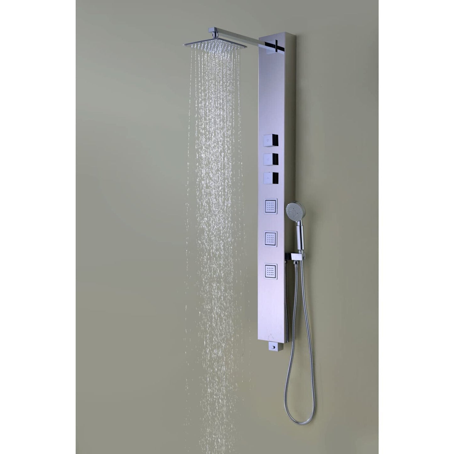 ANZZI Shower Head Panel 53", Tower System, Polished Chrome SS (SP-AZ015)