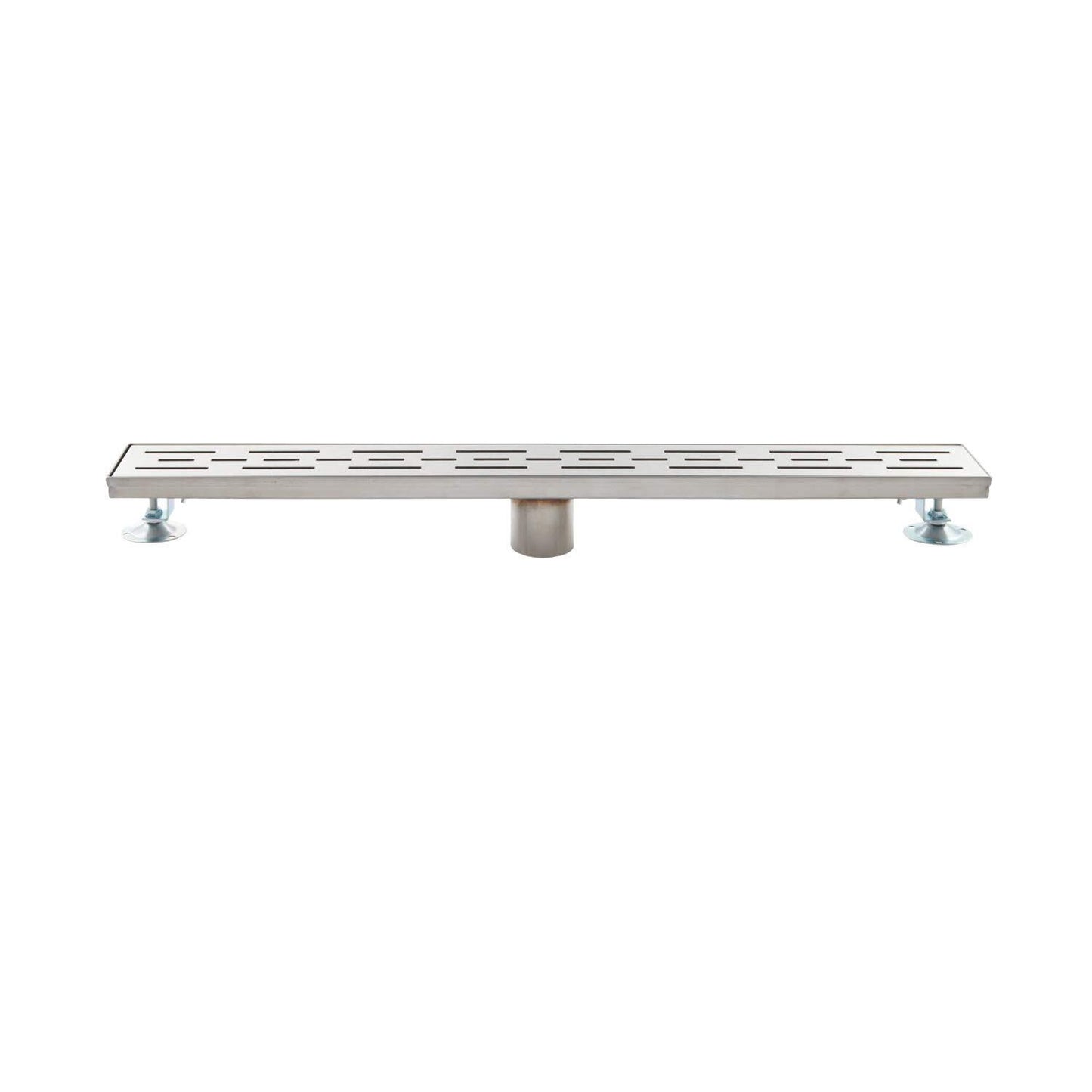 SH 443343 Effendi 36" Linear Shower Drain with Flange - Polished Brass