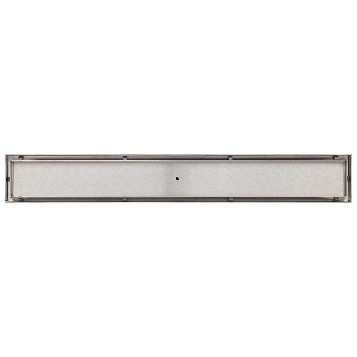 SH Cohen 24" Tile In Linear Shower Drain with Flange - Brushed Stainless Steel