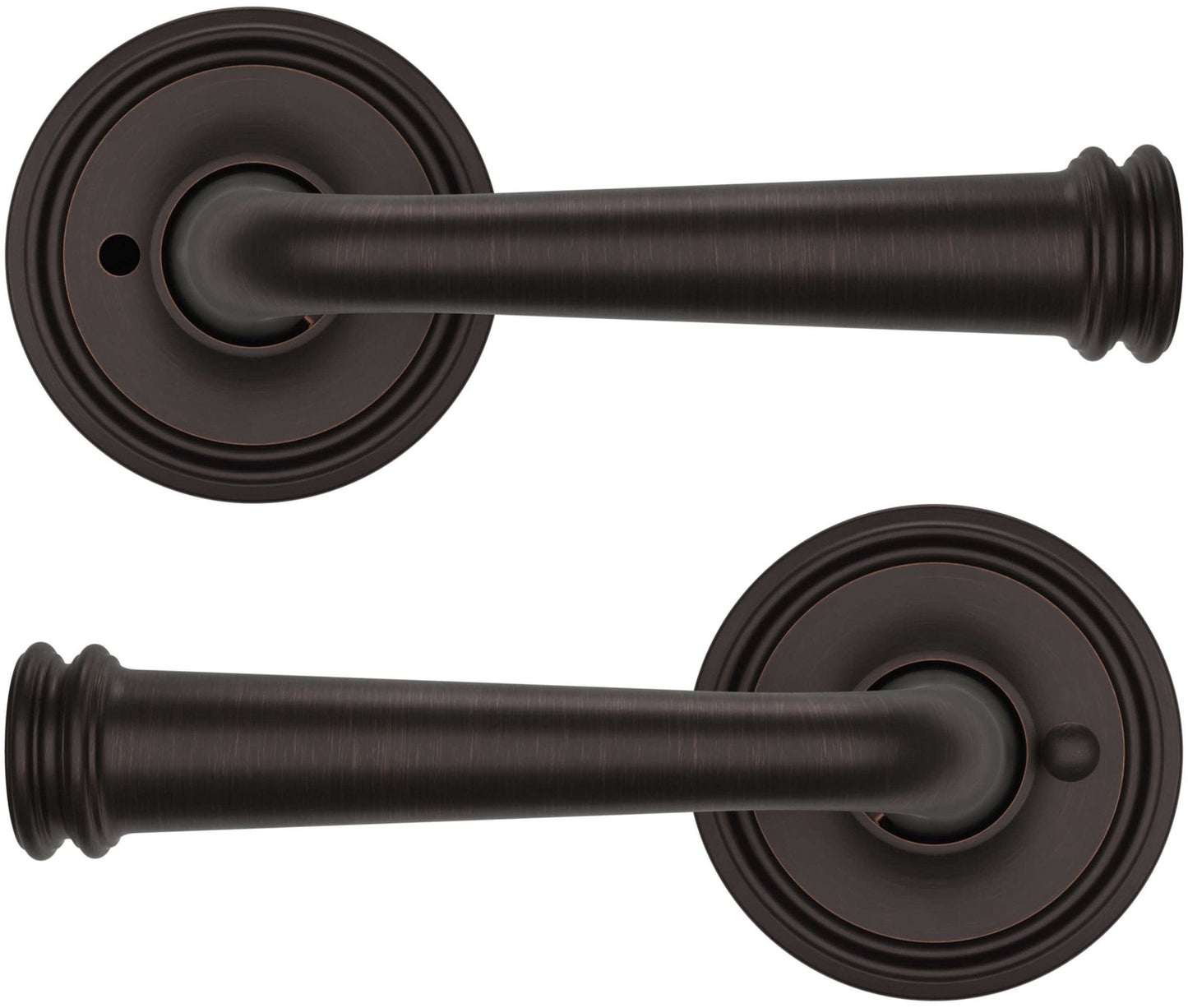 Baldwin 5116.044.PRIV Privacy Door Lever Set w/Rose - Lifetime Satin Brass