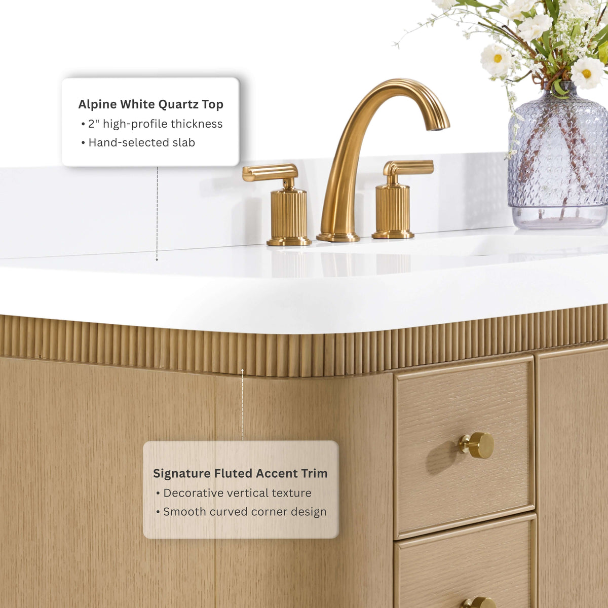 Aston 42" Bath Vanity Set - view 4