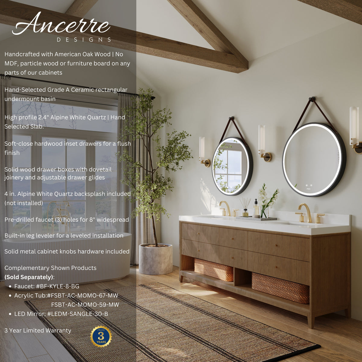 Momo 72" Bath Vanity Set - view 25