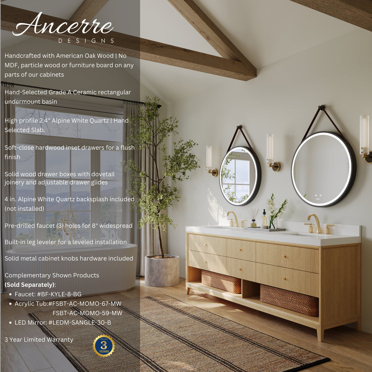 Momo 72" Bath Vanity Set - view 3