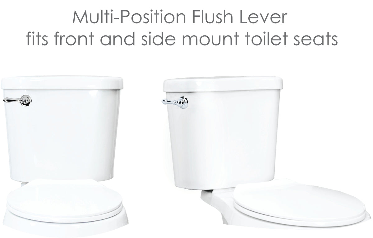 Universal Toilet Flush Replacement Handle (Chrome Finish) - view 3