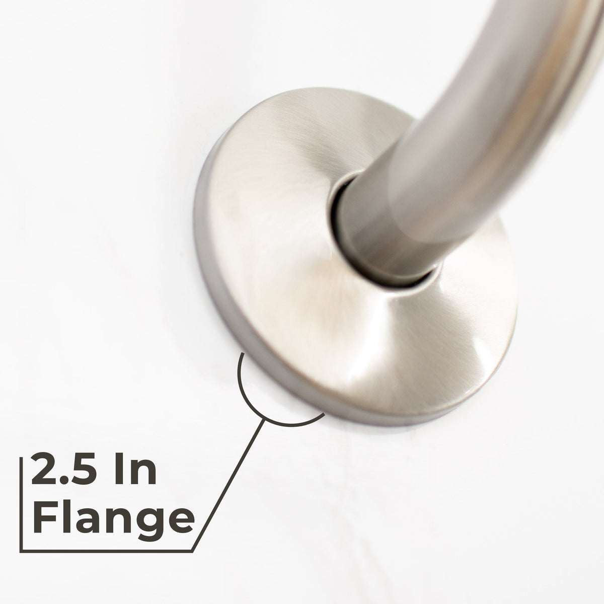 10.5 in. S-Shaped Stainless Steel Shower Head Extension Arm (Brushed Nickel Finish) - view 3