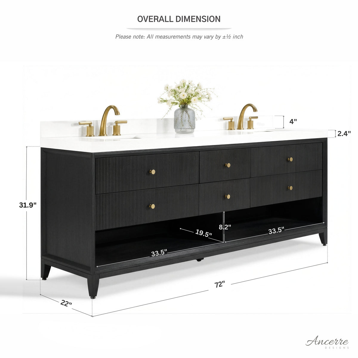 Momo 72" Bath Vanity Set - view 16