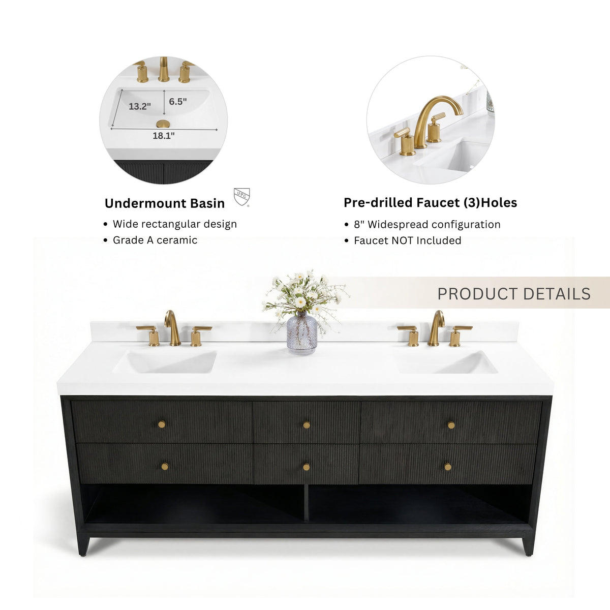 Momo 72" Bath Vanity Set - view 17