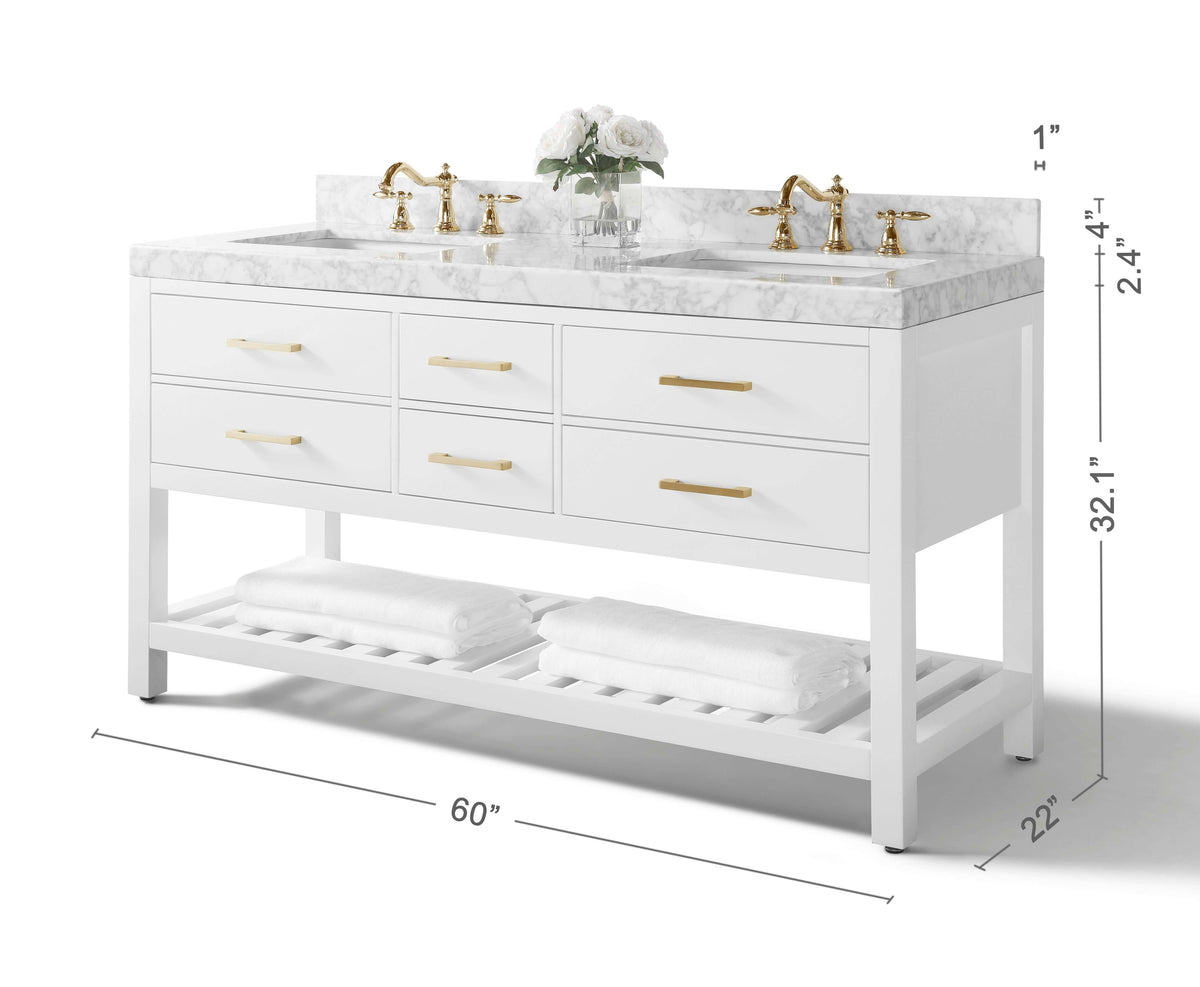 Elizabeth 60" Bath Vanity Set - view 13