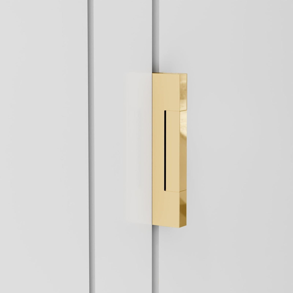 4x4 Inch Solid Brass Square Barrel Door Hinge - Polished Brass - view 4