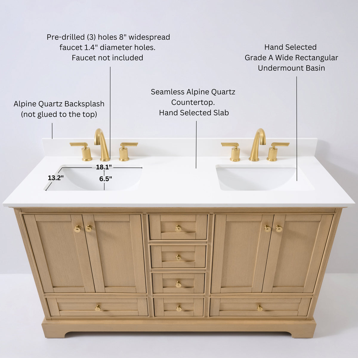 Audrey 66" Bath Vanity Set - view 53