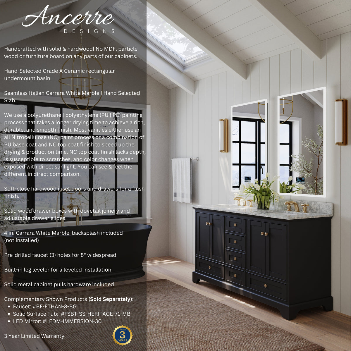 Audrey 66" Bath Vanity Set - view 42