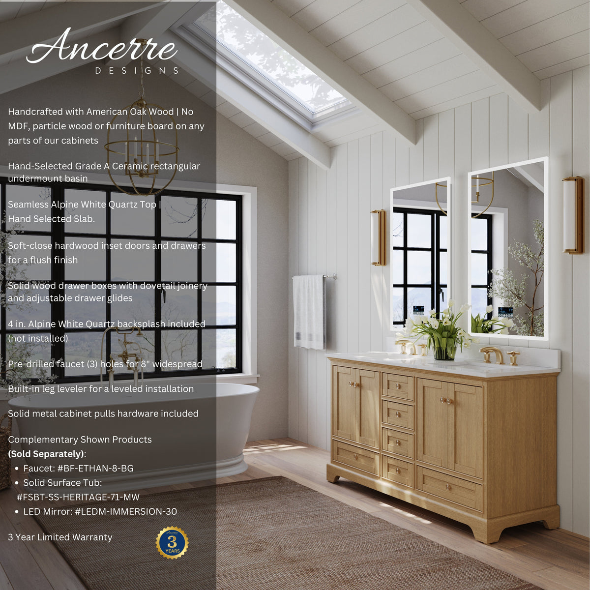Audrey 66" Bath Vanity Set - view 52
