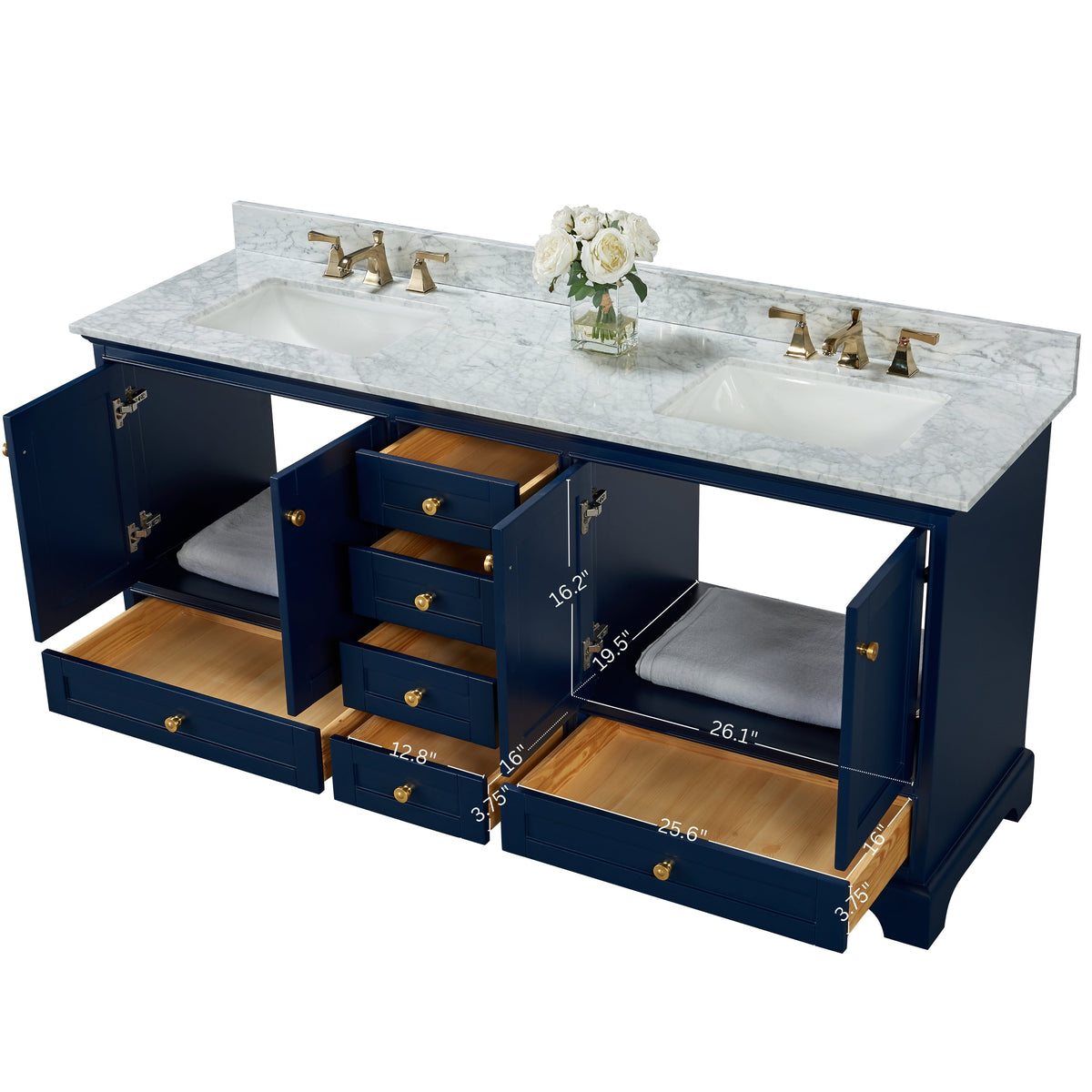Audrey 66" Bath Vanity Set - view 36