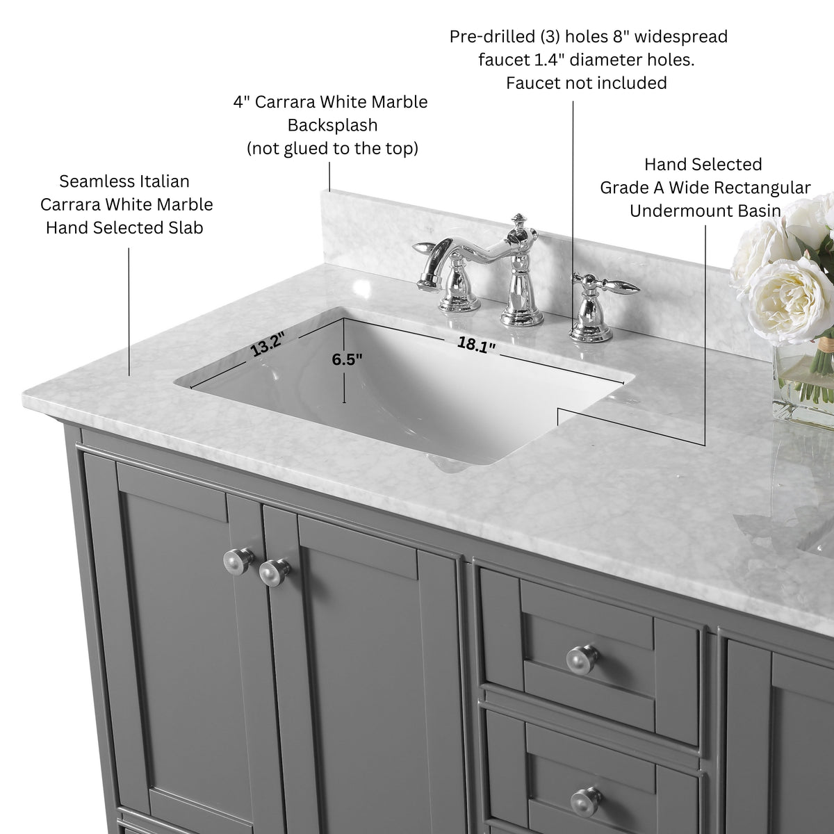 Audrey 66" Bath Vanity Set - view 23