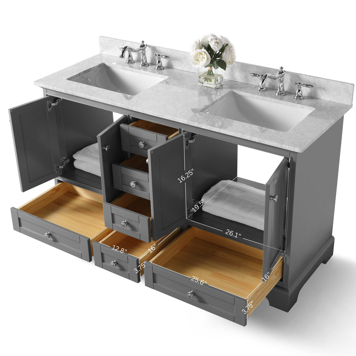Audrey 66" Bath Vanity Set - view 26
