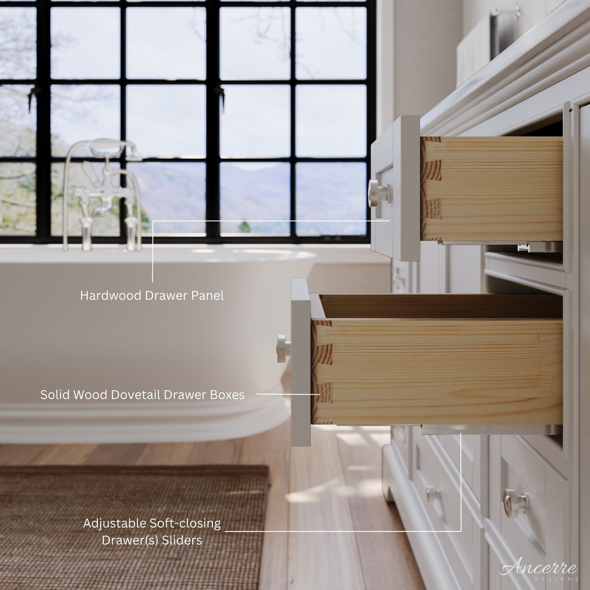 Audrey 66" Bath Vanity Set - view 7