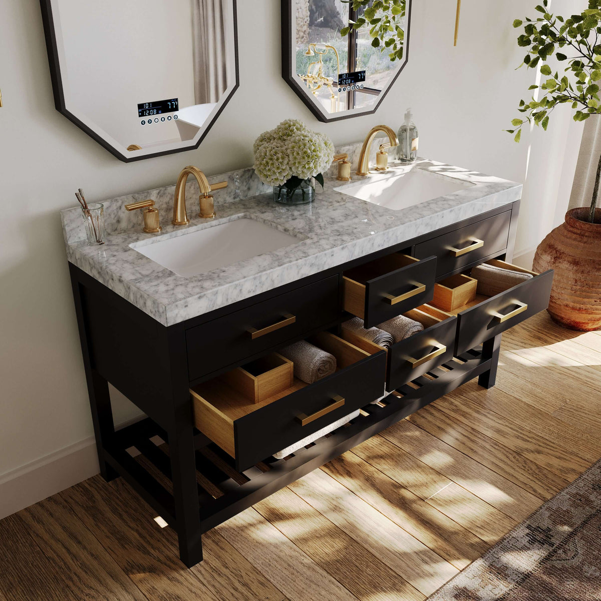 Elizabeth 60" Bath Vanity Set - view 47