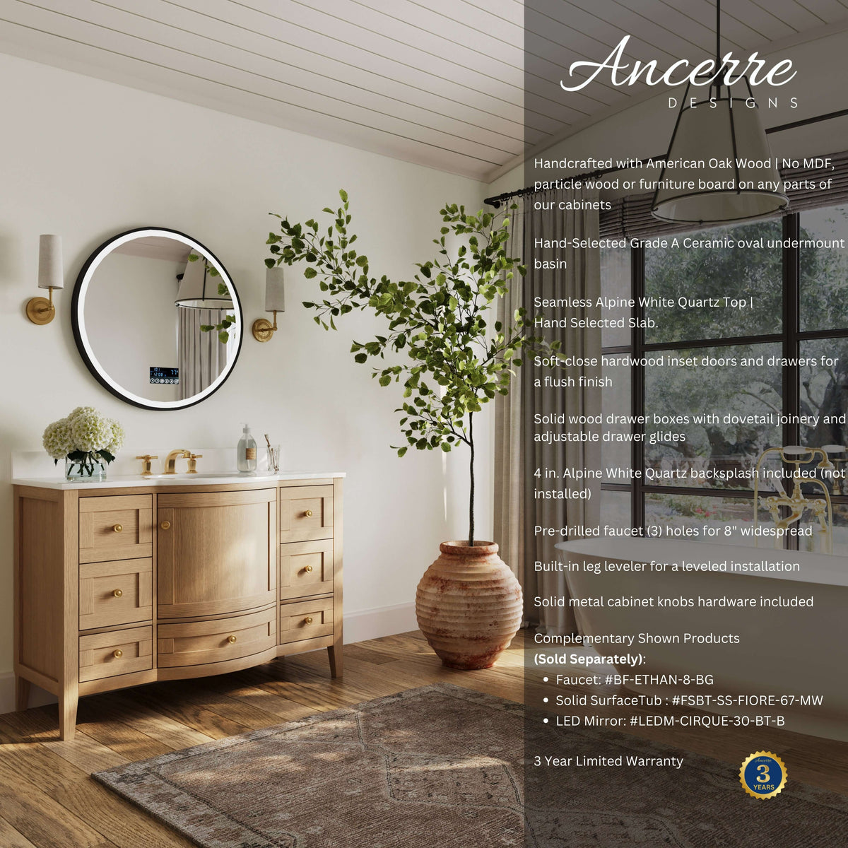 Lauren 42" Bath Vanity Set - view 3