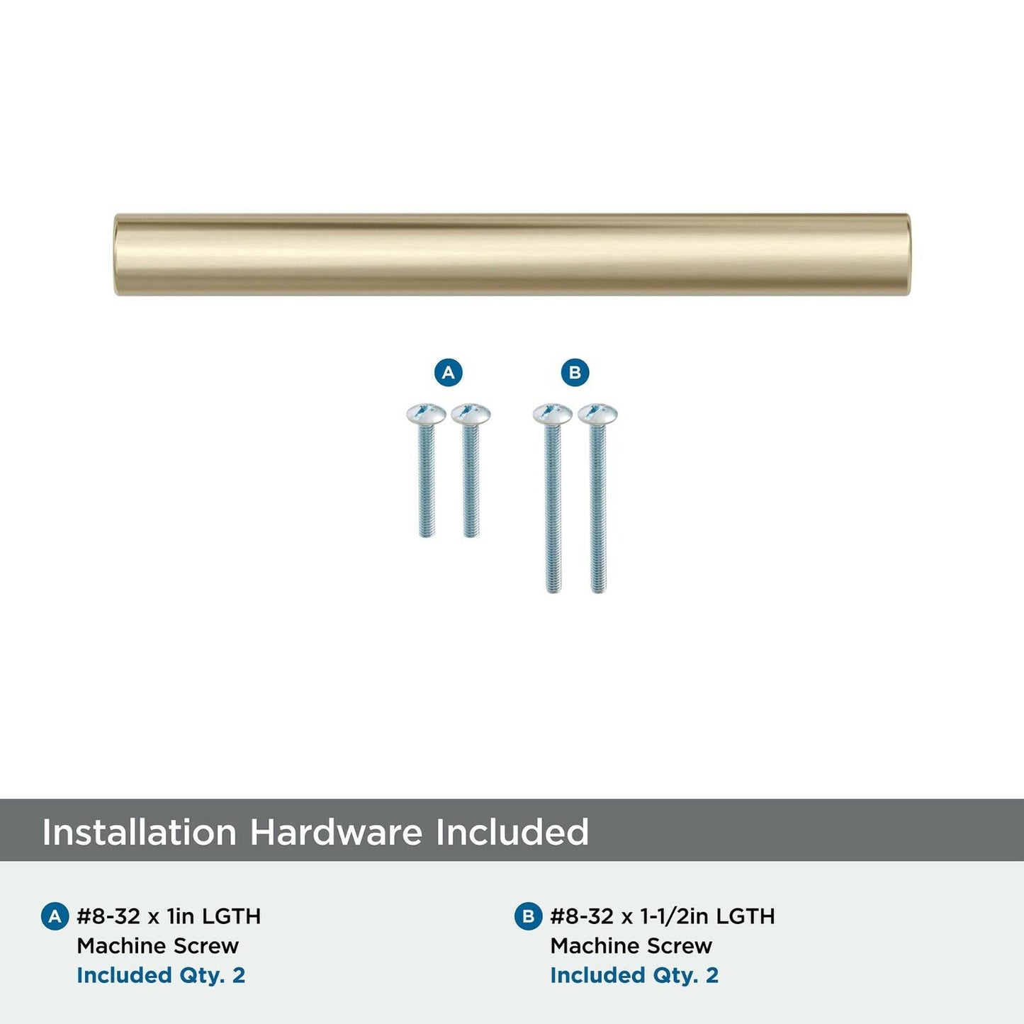 Amerock BP36912BBZ 3 3/4" Center to Center Cabinet Pull in Golden Champagne