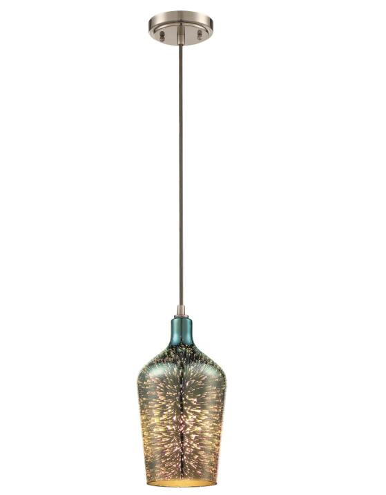 Craftmade P720BNK1 - 6 Inch Mini Pendant Brushed Polished Nickel