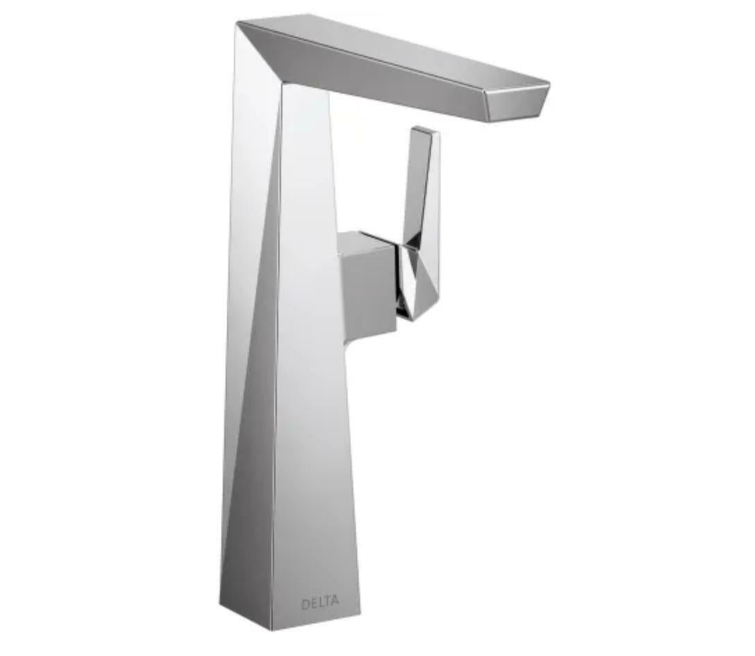 Delta Faucet 743-PR-DST Trillian Lavatory, Lumicoat Chrome