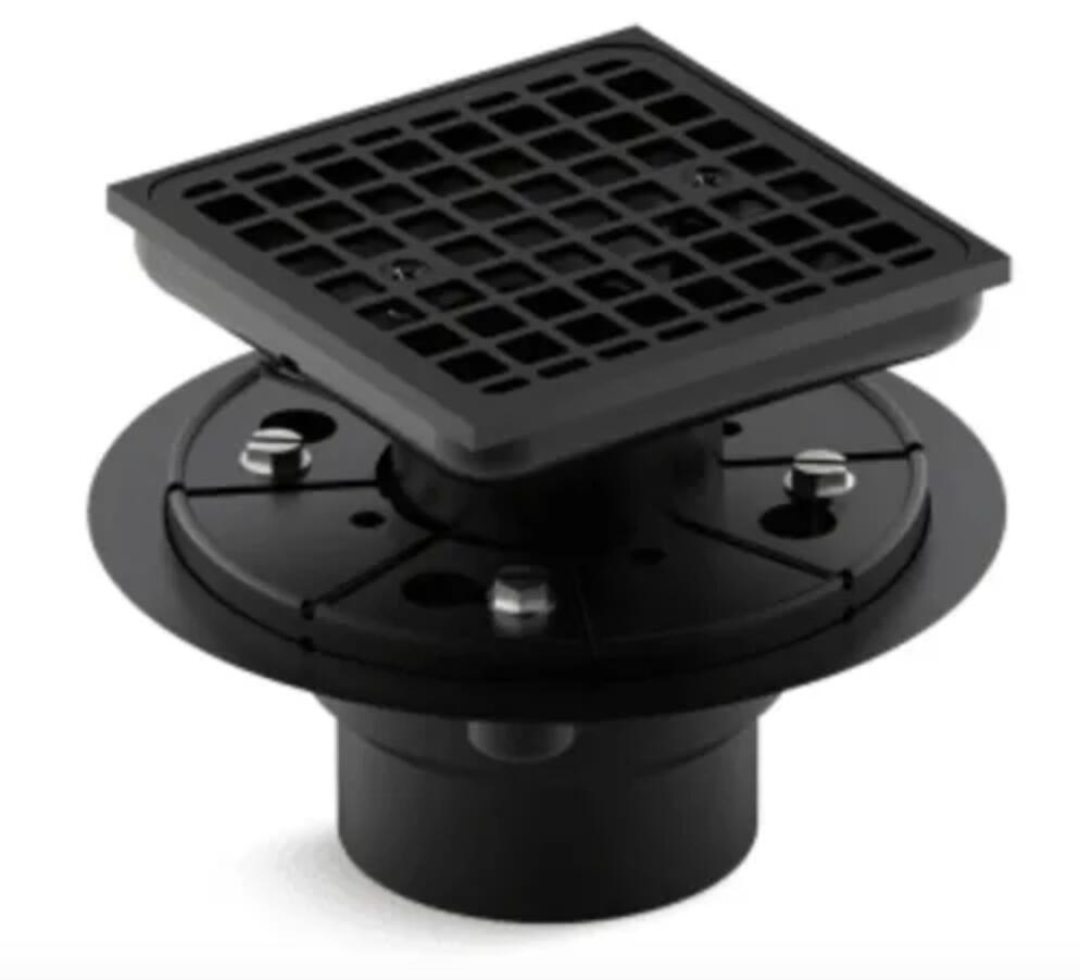 Kohler Clearflo Square Design Tile-In Shower Drain