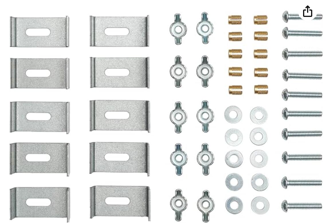 BLANCO 440851 Installation Clips for Undermount Silgranit Sinks, Stainless Steel
