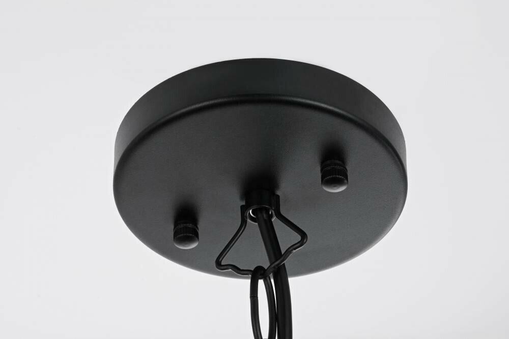Elegant Lighting OD324H11BK Venango 7 inch Outdoor Pendant in Black