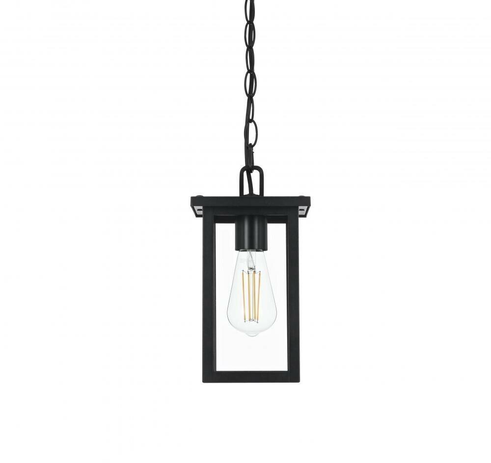 Elegant Lighting OD324H11BK Venango 7 inch Outdoor Pendant in Black