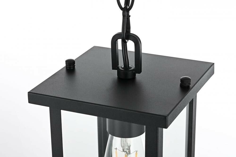 Elegant Lighting OD324H11BK Venango 7 inch Outdoor Pendant in Black