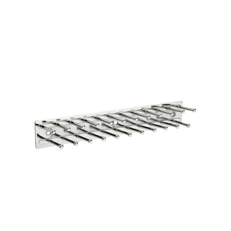 Rev-A-Shelf TRC-12NS-CR Closet 11-3/4" Tie Rack Organizer for 23 Ties - Chrome