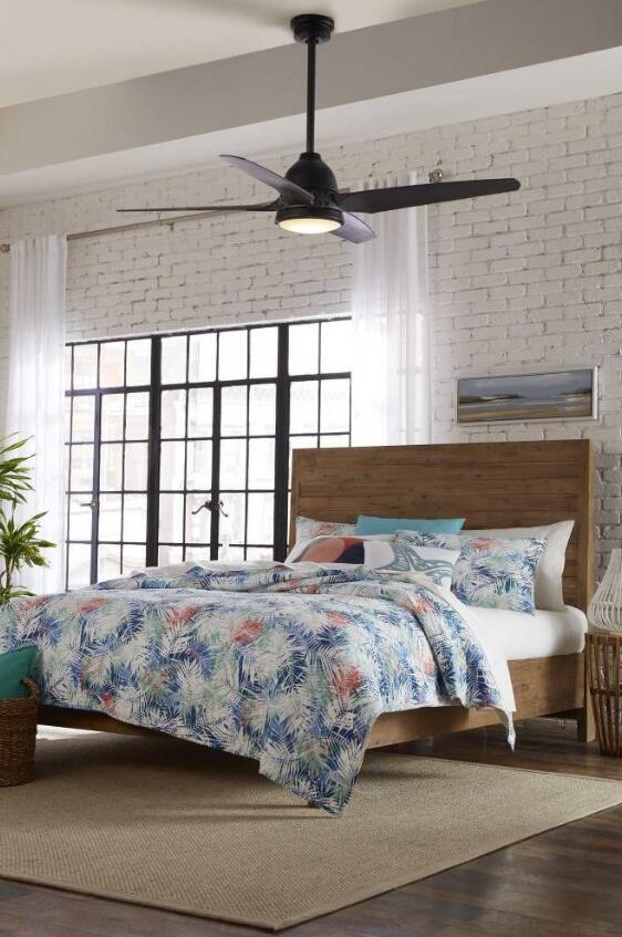 Progress Lighting-P250009-081-30-Alleron-56" 4 Blade Ceiling Fan w/Light Nickel