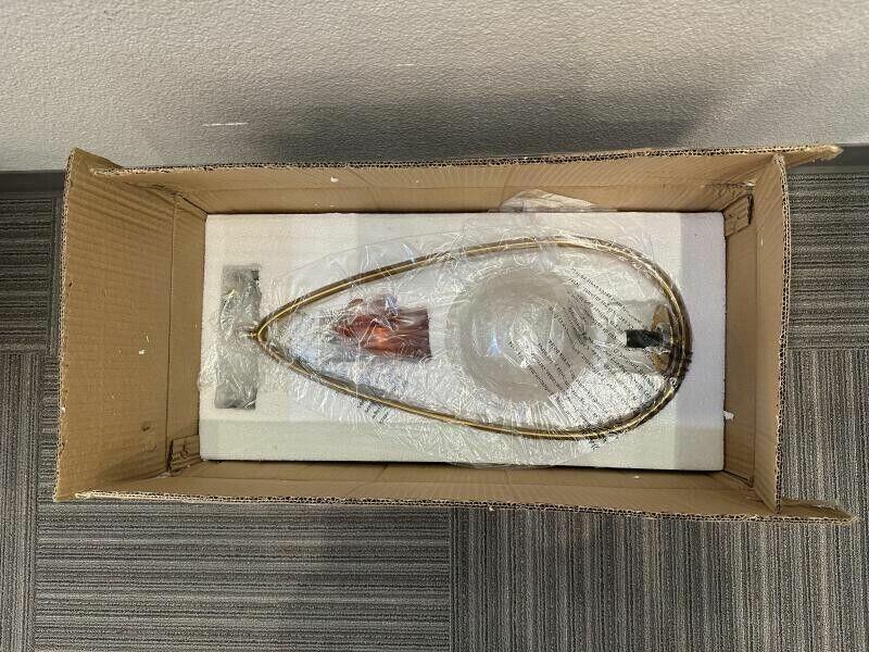 Visual Confort Galassia One Light Pendant - Burnished Brass