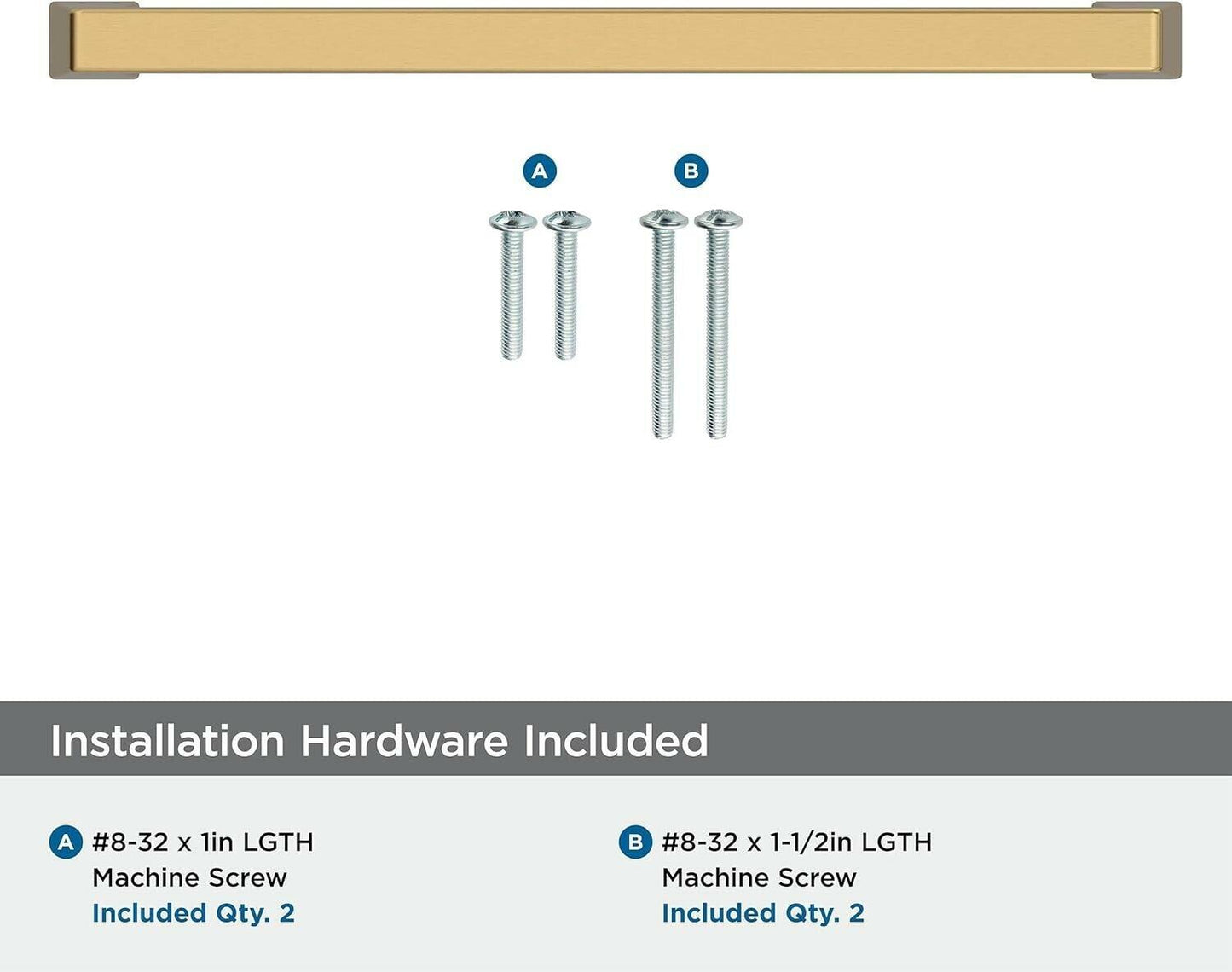 Amerock BP55282CZ | Champagne Bronze Cabinet Pull | 8" (203 mm) Center-to-Center