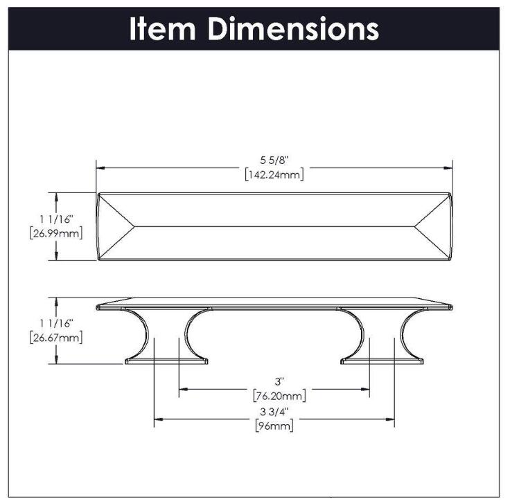 Hickory Hardware P2153-SN Bungalow 3 in. Center-to-Center Satin-Nickel Pull