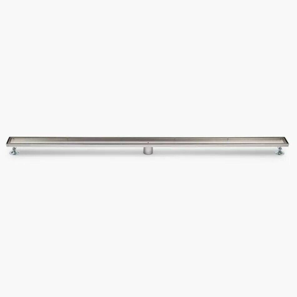 Signature Hardware - 18" Cohen Linear Tile-In Shower Drain - Matte Black