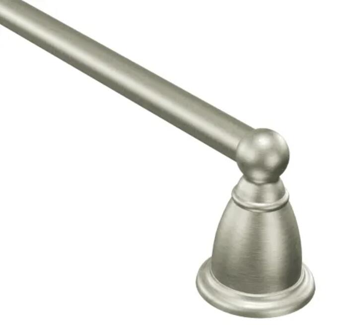 MOEN Brantford 24 in. Towel Bar in Brushed Nickel YB2224BN - NEW-Brushed Nickel
