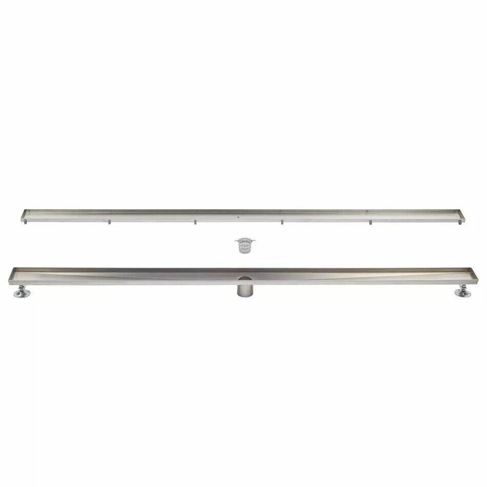 Signature Hardware-32" Cohen Linear Tile-In Shower Drain - Brushed SS