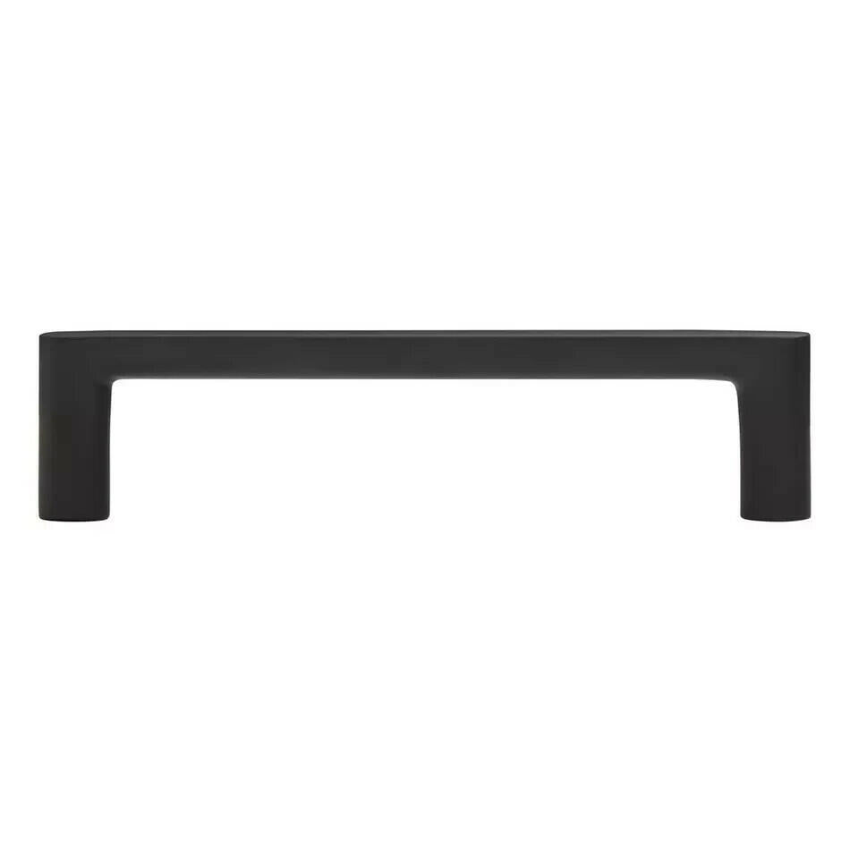 Signature Hardware - Novak - Thin Profile Brass Cabinet Pull-3-3/4"-Matte Black