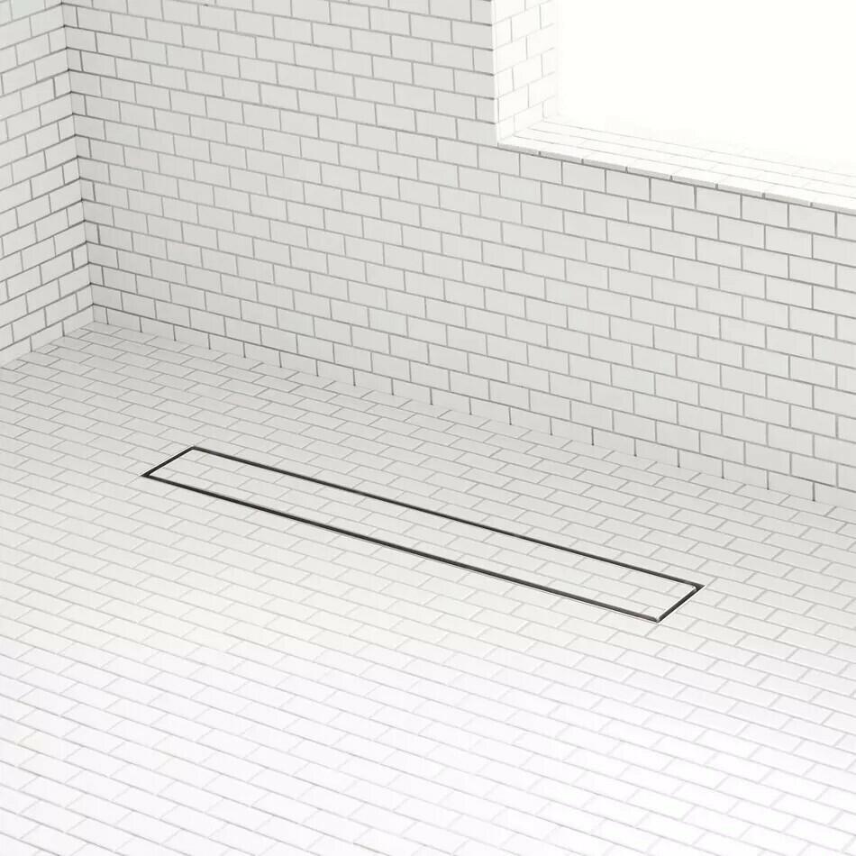 Signature Hardware-32" Cohen Linear Tile-In Shower Drain - Brushed SS