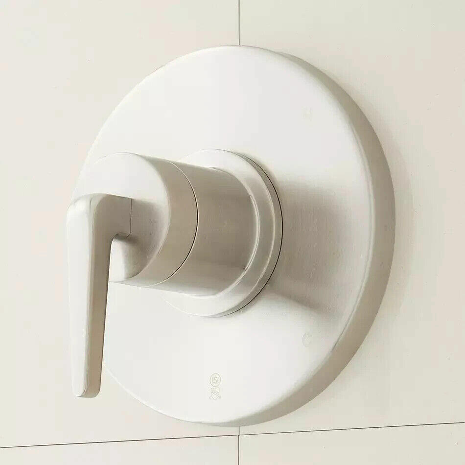 Signature Hardware - Drea Pressure Balance Shower Valve Trim - Brushed Nickel