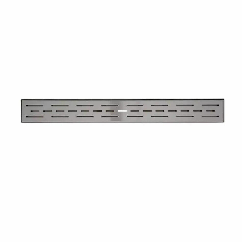 Signature Hardware - Effendi 24" Outdoor Linear Shower Drain - Brushed SS