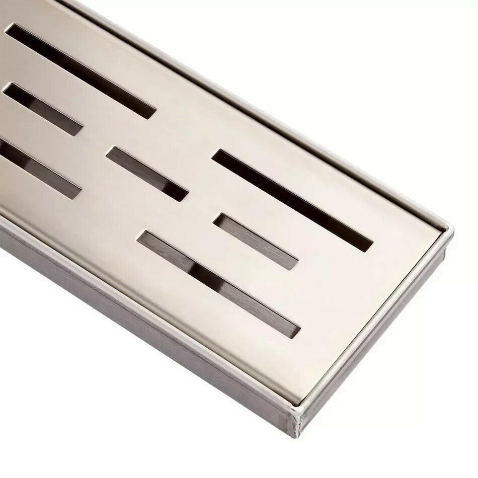 Signature Hardware - Effendi 24" Outdoor Linear Shower Drain - Brushed SS
