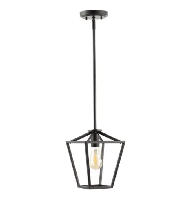 JONATHAN Y-JYL7580A Lighting Grace 8" Wide LED Mini Pendant - Oil Rubbed Bronze